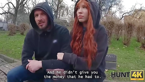 Horny slut fucked in the bathroom by wet pussy