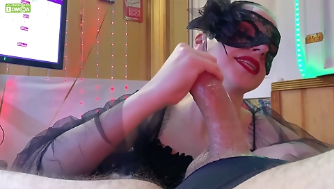 Sexy chick gets creampie from behind