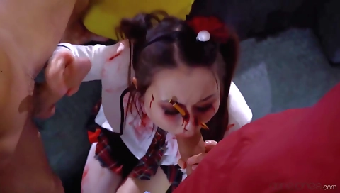 Shaky blond investigorir holidays on cock ones flaunting for cum