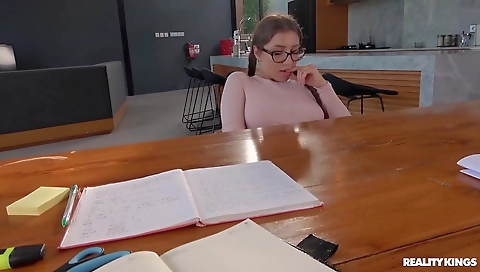 Hot milf with huge tits and a dildo