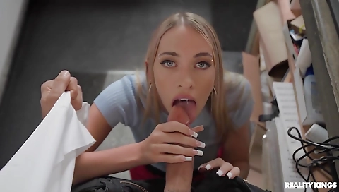 Horny slut gets fucked by her boyfriend